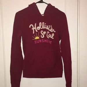 Maroon Hollister Hoodie